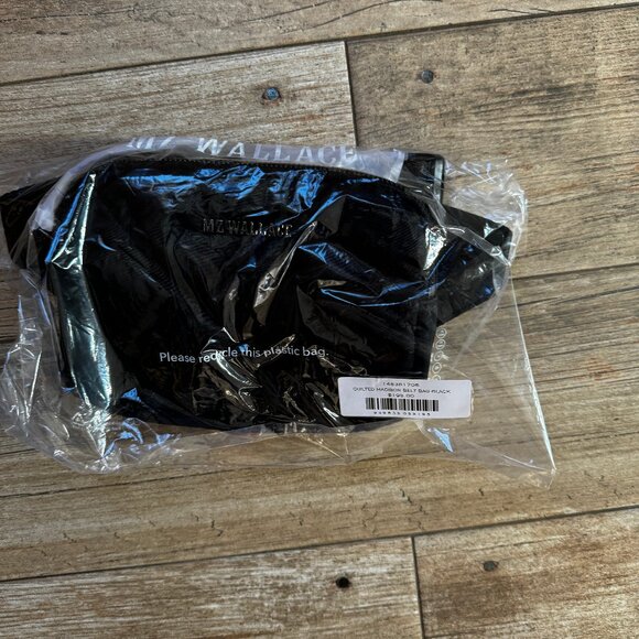 MZ Wallace Quilted Madison Belt Bag Black $195 - Picture 6 of 7